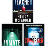 Freida McFadden 3-Book Collection Set – Bestseller Fiction Novels: The Coworker, The Teacher & The Inmate | Drama, Suspense & Contemporary Stories