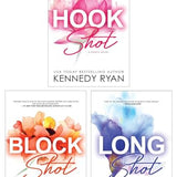 HOOPS Series 3 Book Set by Kennedy Ryan – Long Shot, Block Shot, Hook Shot | YA Sports Romance, Drama, Love, Relationships, Fiction