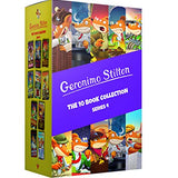 Geronimo Stilton: 10 Book Collection (Series 4) Box Set (Valentine's Day Disaster, The Race Across America, The Way of the Samurai, The Wild Wild ...