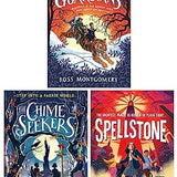 Ross Montgomery 3 Book Collection Set | The Midnight Guardians, Chime Seekers & Spellstone | Magical Children's Fiction, Fantasy, Adventure