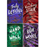Truly Devious Series Book Set by Maureen Johnson – 4 Book Collection(Truly Devious, The Vanishing Stair, The Hand on the Wall, The Box in the Woods)