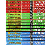 Photo of Beast Quest The Hero Collection 18 Books Set Spines by Adam Blade on a White Background