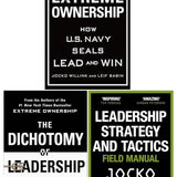 Jocko Willink 3 Book Set on Leadership Strategies, Tactics, and Extreme Ownership for Ages 12+