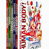 DK Knowledge Encyclopedias 5-Book Collection | Educational & fun set for kids – science, space, human body, animals, dinosaurs, STEM learning