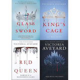Red Queen Series 4 Book Set by Victoria Aveyard – YA Fantasy Bestselling Collection, Dystopian Adventure Novels for Young Adults, Fiction