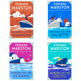 Edward Marston 4 Book Collection - Murder on the Oceanic, Celtic, Marmora, Salsette (12+ years) for Mystery Lovers