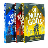 The Gods Squad Collection by Maz Evans | Children's Fiction Book Set with Adventure, Humor, Fantasy, Gods & Knights | Fun Series for Young Readers