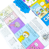 Comic Strip Science Series 4 Books Collection Set By Paul Mason - Fun Learning Experience for Ages 12 and Up in Biology, Physics, Earth Science & Chemistry