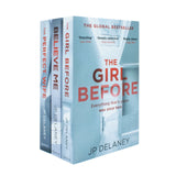 JP Delaney 3 Books Collection Set: The Girl Before, Believe Me & The Perfect Wife - Thrilling Fiction Novels for Mystery & Suspense Lovers