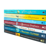 Kate DiCamillo 7 Book Set – Edward Tulane, Tiger Rising & More – Beloved Children's Fiction for Young Readers, Imaginative Stories, Great Gift Idea