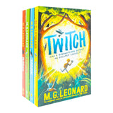 The Twitchers Series 4 Books Collection Set (Twitch, Spark, Clutch & Feather)