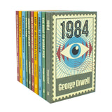 The Greatest Works Of George Orwell 10 Books Hardback Collection (1984, Animal Farm, The Road To Wigan Pier, Homage To Catalonia, Keep The Aspidistra Flying, Down And Out In Paris And London