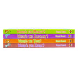 Where's the Monkey? And Friends 4 Books Collection Set (Monkey, Elephant, Tiger, Zebra)
