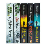Karin Slaughter Collection 5 Books Set (Kisscut, Indelible, Faithless, Blindsighted, A Faint Cold Fear)