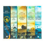 Kingsbridge Novels Collection 5 Books Set By Ken Follett (The Pillars Of The Earth, World Without End, A Column Of Fire, The Evening And The Morning & The Armour Of Light)