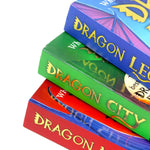 Photo of Dragon Realm 3 Book Set Spines by Katie & Kevin Tsang on a White Background