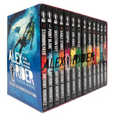Alex Rider Series 13 Books Collection Set by Anthony Horowitz | Adventure, Thriller, Young Adult Fiction- Stormbreaker, Point Blanc,Skeleton Key& more