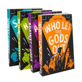 Who Let the Gods Out Series 4-Book Set by Maz Evans | Funny Children’s Fantasy Adventure, Mythology, Chapter Books for Young Readers & Kids' Fiction