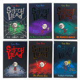 Stitch Head 6 Book Set by Guy Bass: Ghost of Grotteskew, Monster Hunter – Children's Books Collection, Spooky Adventure, Imaginative Story Series