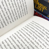 Photo of James Reece Series 3 Books Set Pages by Jack Carr on a White Background