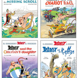 Asterix 4 books set Collection Books 36-39 by R. Goscinny & A. Uderzo