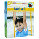 Red Squirrel Phonics Level 4- Set 2 Collection 8 Books Set(Gus and tex,A bang and a thud, Nat's shop, Keep fit, The pink thing, Fizz the pup, Set sail, A job for Thog)