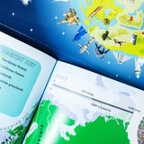 Children's Atlas Collection 2 Books Set by Andrew Brooks & DK – Illustrated Animal & Geography Atlases for Kids| Fun Learning, Exploration & Education