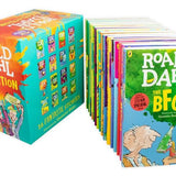 Roald Dahl Collection 16 Book Set – BFG, Matilda, Witches, Twits – Classic Children's Fiction, Kids Adventure Book Age 8+, Bedtime & Fun Reading