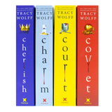 Crave Series 4 Books Collection Set By Tracy Wolff (Charm, Covet, Cherish & Court)