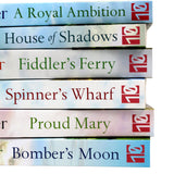 Iris Gower 6 books Collection ( Royal Ambition, House of Shadows, Fiddler Ferry, Spinner Wharf, Proud Mary, Bomber Moon)