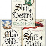 Robin Hobb Liveship Traders 3 Book Collection Set – Epic Fantasy Series Paperback Novels Including Ship of Destiny by Bestselling Author