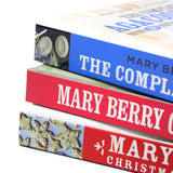Photo of Mary Berry 3 Cookbook Collection Set Spines on a White Background