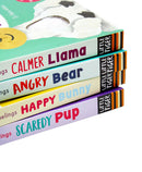 My First Behaviours Touch & Feelings 4 Book Gift Box Set by Dr Naira Wilson Inc Calmer Llama, Angry Bear etc