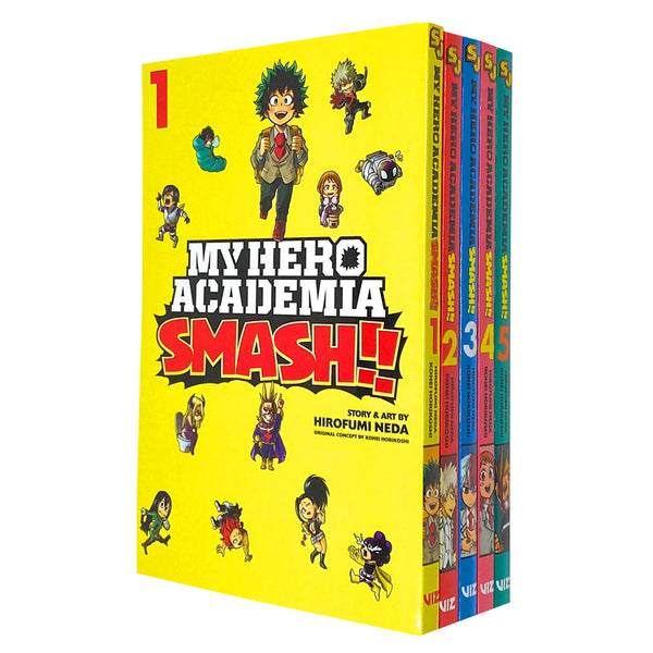 My Hero Academia Smash Series (Vol 1-5) Collection 5 Books Set By Kohei Horikosh