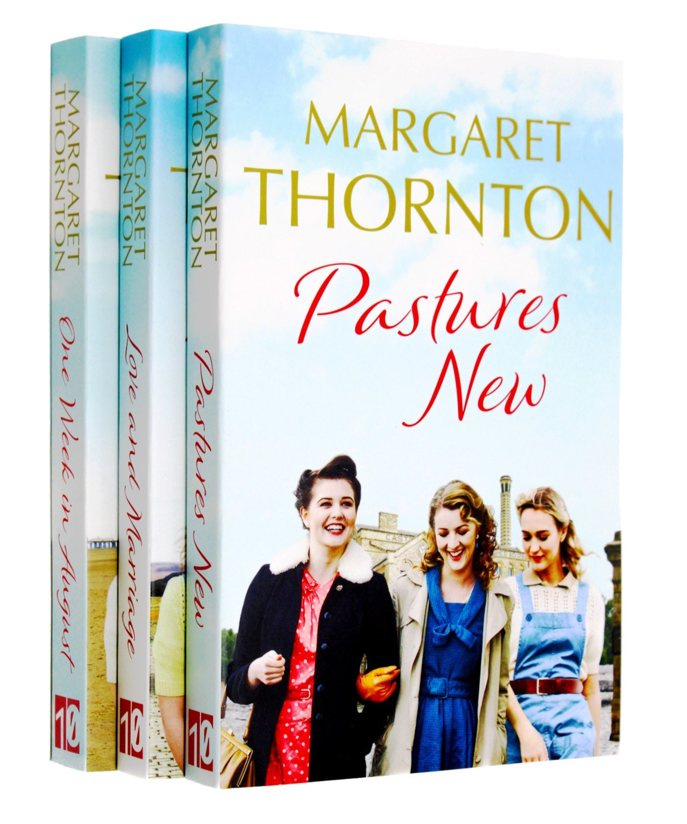 Photo of Northern Lives Series 3 Books Set by Margaret Thornton on a White Background