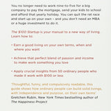 The $100 Startup Book: Fire Your Boss, Do What You Love, & Achieve Financial Freedom – A Motivational Guide to Entrepreneurship, Success & Life Design