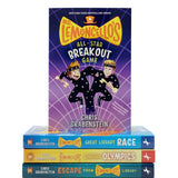Photo of Mr. Lemoncellos Library Books 1-4 Box Set by Chris Grabenstein on a White Background