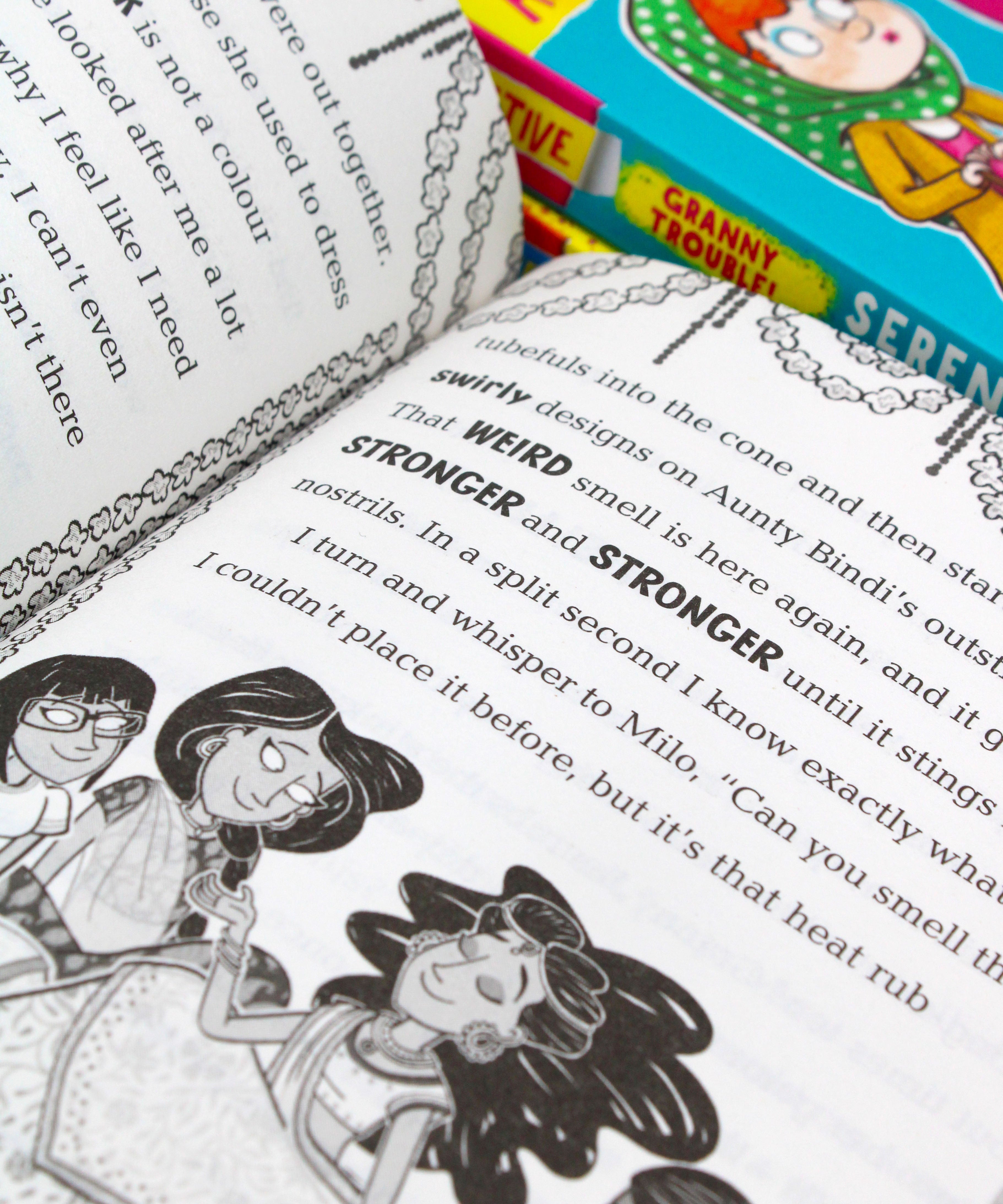 Photo of Anisha Accidental Detective 3 Books Collection Pages by Serena Patel 