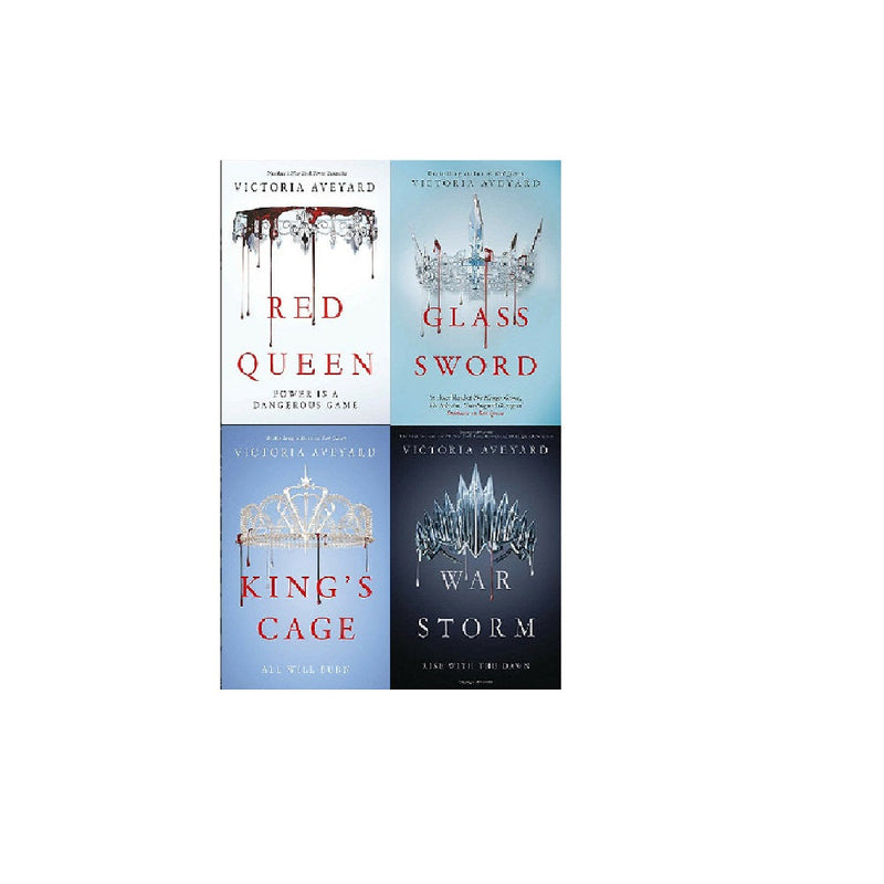 Photo of Victoria Aveyard 4 Books Box Set on a White Background