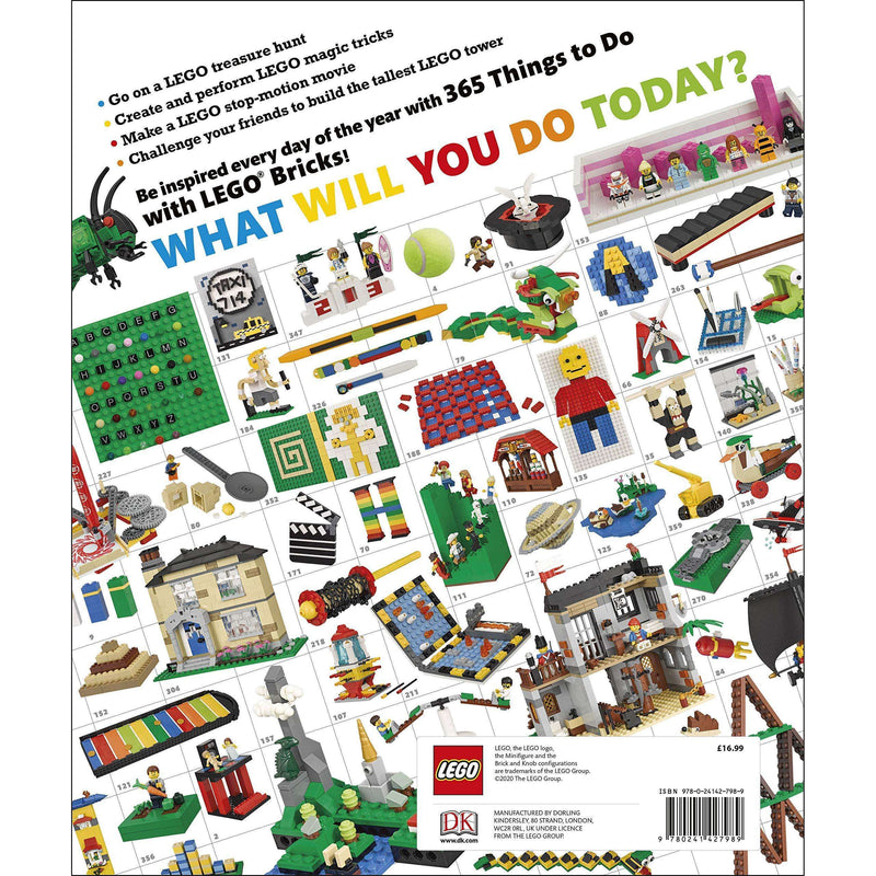 365 Things to Do with LEGO Bricks Book Manual