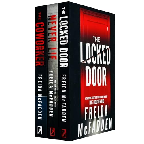 Freida McFadden Collection 3 Books Set (Never Lie, The Locked Door and The Coworker)