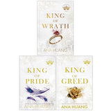 Ana Huang King of Sin Series 3 Books Collection Set – Steamy Romance Book Series (King of Wrath, King of Pride, King of Greed) | Bestselling Fiction