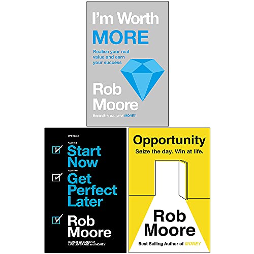 Photo of Rob Moore 3 Books Set on a White Background