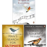 Viktor E. Frankl 3 Books Collection Set (Man's Search for Meaning, Yes to Life, Man's Search for Ultimate Meaning)