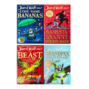 David Walliams 4 Books Set Collection (Grandpa's Great Escape, Gangsta Granny, Code Name Bananas,The Beast)