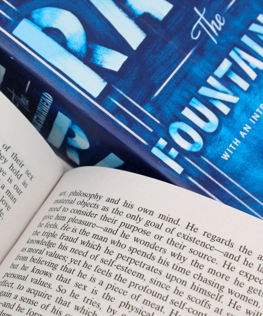 Photo of the Fountainhead/Atlas Shrugged Box Set Pages by Ayn Rand