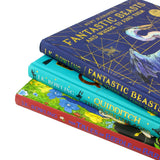 J.K. Rowling Illustrated Edition Collection 3 Books Set Hardback (Fantastic Beasts and Where to Find Them, Quidditch Through the Ages, The Tales of Beedle the Bard)