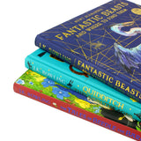 J.K. Rowling Illustrated Edition Collection 3 Books Set Hardback (Fantastic Beasts and Where to Find Them, Quidditch Through the Ages, The Tales of Beedle the Bard)