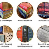 A Collection of Works by H.G. Wells - Leather Bound Classic Science Fiction Hardback, Age 12+