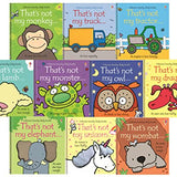 Usborne Thats Not My Toddlers 10 Books Collection Set Pack (Series 1) (Monkey, Truck, Tractor, Lamb, Monster, Owl, Dragon, Elephant, Unicorn, Wombat)